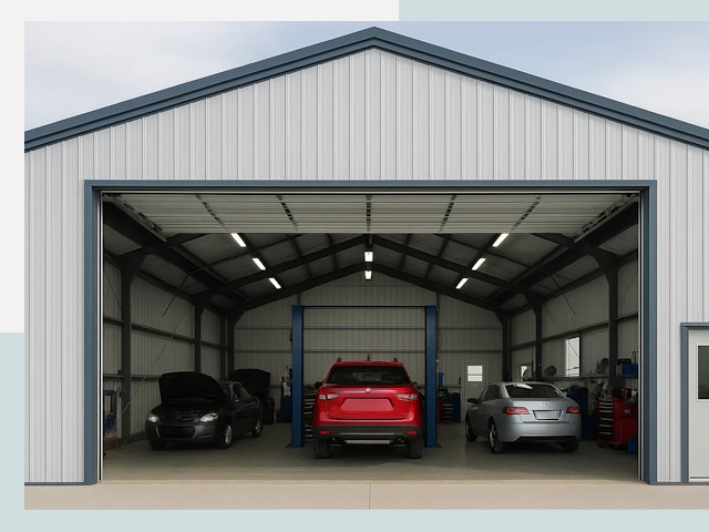 Ангары из сэндвич панелей от 608 руб. в Ноябрьск