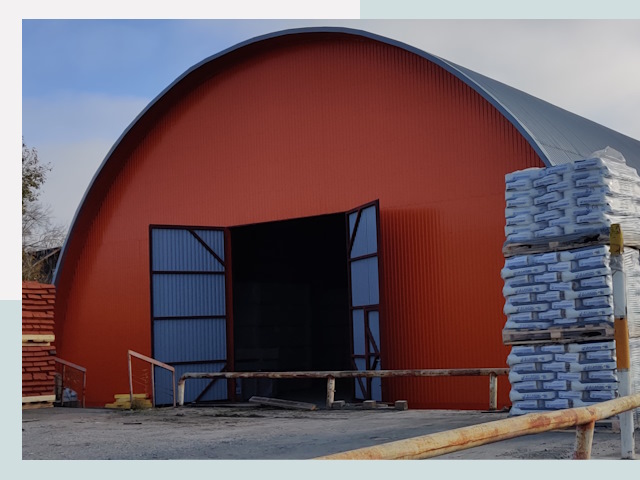 Полукруглые ангары по цене от 608 руб. в Ноябрьск