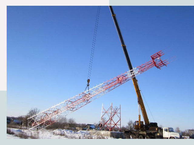 Строительство башен связи в Ноябрьске от 608 руб.