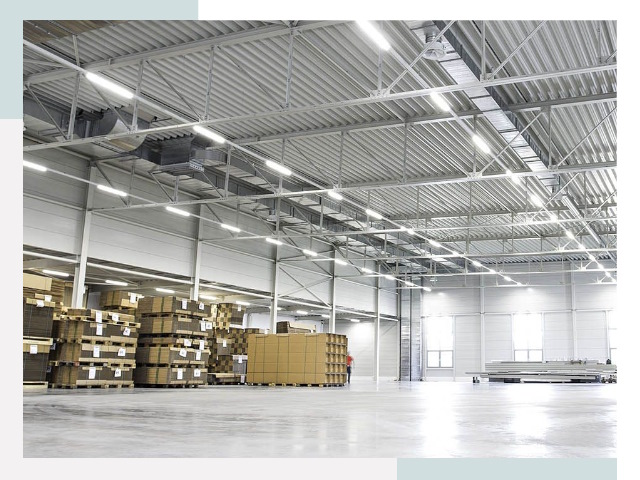 Освещение ангаров в Ноябрьске