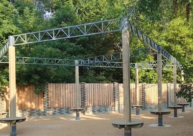 Терраса из металлоконструкций под ключ, проектирование, изготовление и монтаж от СтальСтрой-Нбс